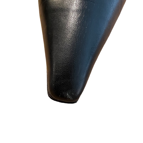 CHANEL Black Slingback Heels Pumps Size 40/Size 10 - Picture 11 of 12